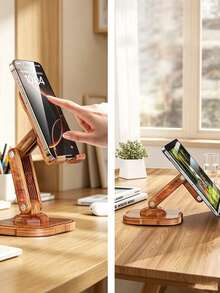 1/2pcs Multi-Function Phone Stand, 360° Rotating Base, Adjustable Height, Ergonomic Desktop Stand, Suitable For Laptop/Tablet, Suitable For Smartphone/Camera/Headphones, Space-Saving Design - Multicolor - View 5