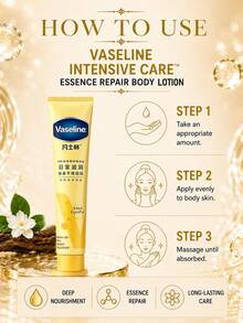 Vaseline 凡士林深層修復身體乳液 30ml，1/3/5件，長效保濕滋養，快速吸收不油膩，讓肌膚光滑柔軟，適合所有膚質 - 凡士林倍護精華修護身體乳30ml - 查看 9