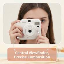 Popoto Instant Camera Features A Built-In Flash And Five Adjustable Shooting Modes. With Its Retro Film Aesthetic And Landscape Orientation, It's Good For Group Photos.(Batteries Not Included.) - View 10