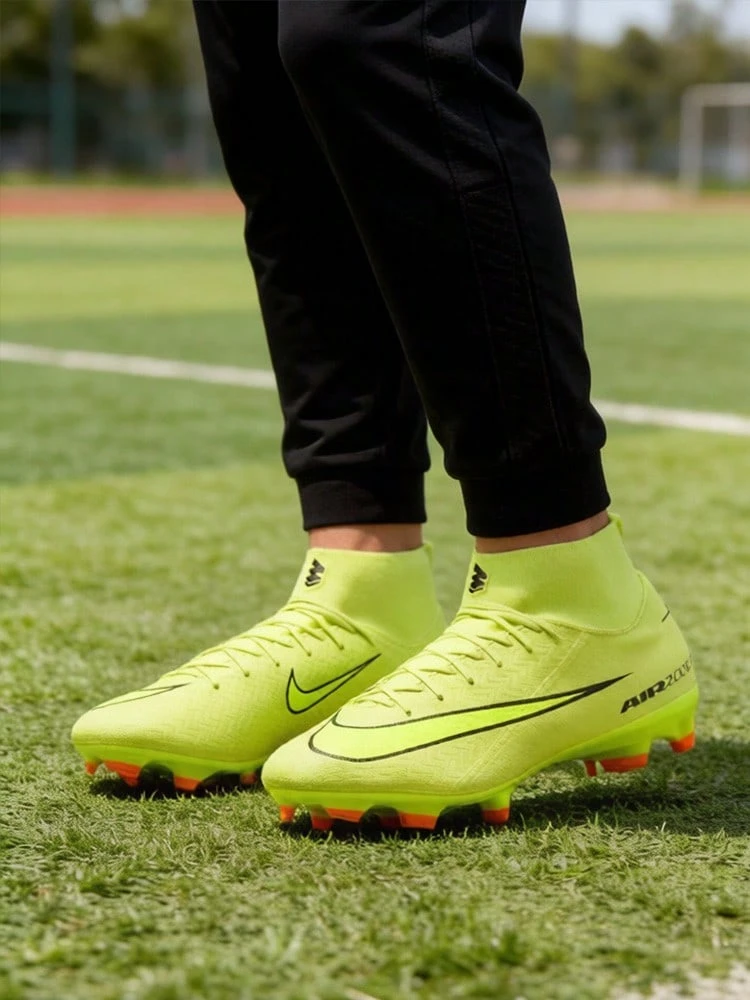 Nike SUPERFLY 10 ACADEMY 舒適柔軟防滑耐磨 MG 足球鞋 男女同款 綠色 - 綠色 - 查看 1