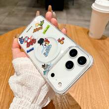 Funda para Teléfono - Funda para Teléfono Marvel --- Estilo Retro Pixelado de Iron Man, Thor, Hulk y Capitán América, Equipada con Conexión Magnética Magsafe, Compatible con iPhone 17, 11 PRO, 11 PRO MAX, 12 PRO, 16 PRO MAX, 13 PRO, 13 PRO MAX, 14 PRO, 17 E - transparente - Ver 4