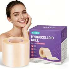 Skin Care Tool, Facial Bandage, Comfortable And Breathable, Self-Adhesive, Hydrocolloid Roll - Customizable Size, Extra Large Hydrocolloid Patch Bandage, Self-Adhesive Backing, Super Absorbent, Flexible And Waterproof, Face Tape - Multicolor - View 4