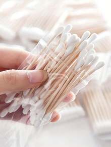 2000/1000/500/300pcs Multi-Functional Makeup & Ear Cleaning Swabs, Personal Care & Household Dual Use. Double-Ended Design, Fragrance-Free Hypoallergenic Facial And Ear Cleaning - B - View 6