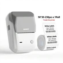 Niimbot B1 Label Printer, 2-Inch Large Waterproof Labels, Suitable For Office/Commercial/Enterprise/Home, Price Labels, Gray/Blue/Bright Blue Printer - Multicolor - View 11