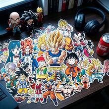 Pegatinas impermeables: Kakarot, Bulma, Maestro Roshi para coleccionistas de anime adolescentes, collage de diario, DIY de escritorio, equipaje, teléfonos, patinetas, tazas, auriculares, piezas de bicicleta, regalos de cumpleaños, rellenos de fiesta de anime y suministros decorativos. - Multicolor - Ver 1