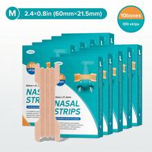 Cofoe Nasal Strips For Adults And Men, Women, Extra Strength Nasal Congestion |(60mm X 21.5mm)| Opens Nose And Increases Nasal Airflow, Helps Relieve Congestion For Better Breathing, Individually Packed Nose Strips For Sleep Aid, Night Use - Blue (M) - View 15