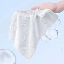 Disposable Facial Cotton Paper, Soft Dry & Wet Dual-Use Face Cleansing Wipes, Face Towel, Skin Cleansing Face Cloth - White - View 8