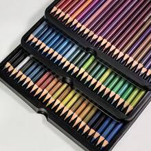 72-Count Metallic Colored Pencils Set, Soft Core Vibrant Colors For Adult Coloring Books, Drawing Sketching & Shading Art Supplies - 72 Metallic Colored Pencils - View 5