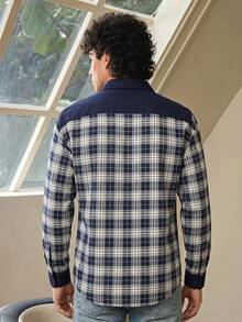 Whitmere Men's Plaid Single-Breasted Casual Versatile Daily Travel Shirt - Multicolor - View 2