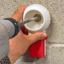 1pc Rotating Drill Dust Collection System With Debris Collector - Heavy Duty Plastic Drill Debris Box, Suitable For Drilling, Sanding, Grinding - Compatible With Electric Drills, DIY Home Improvement And Tools - A - View 1