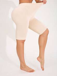 3 pièces/paquet Leggings moulants mode décontractée pour femmes noir blanc abricot, Leggings de sport fitness élastiques, Shorts bermuda pour course en extérieur yoga à la maison été - Multicolore - Voir 8