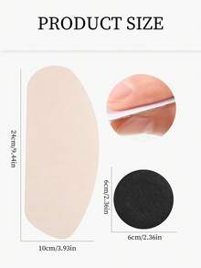 10/20/30/50pcs Thigh Chafing Pads & Nipple Covers Combo, Invisible Skin-Friendly Self-Adhesive Pads, Anti-Chafing, No-Show Under Clothing - Multicolor - View 7