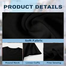 Short-Sleeve T-Shirt With Gnome And Clover Puzzle Design - Inclusive Youth Style - Black - View 6