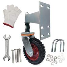 8 Inch Heavy Duty Spring Loaded Gate Caster Gate Wheel For Metal Gates Wooden Gates - 8" - View 10