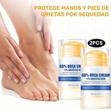 2PCS/Moisturizing Foot Cream With 40g Of 60% Urea And 2% Salicylic Acid For Dry And Cracked Feet - Moisturizes And Nourishes Dry Skin - Foot Care For Women And Men, Contains Jojoba Oil, Avocado Oil And Aloe Vera - 護足霜 - 查看 3