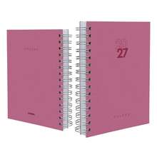 iscool 2026 Solid Colors Hardcover Agenda - Mauve - View 2