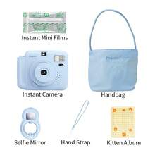Popoto Instant Camera Features A Built-In Flash And Five Adjustable Shooting Modes. With Its Retro Film Aesthetic And Landscape Orientation, It's Good For Group Photos.(Batteries Not Included.) - View 12