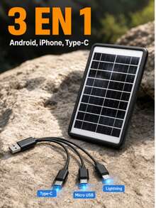 Home Solar Panel Kit With Optional Detachable Controller Set - Black - View 2
