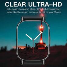 3-Piece Set, 9H High Hardness Scratch-Resistant, Ultra-Clear Display, Anti-Fingerprint Coating, Full Coverage, Bubble-Free, Tempered Glass Material, Suitable For Redmi Watch 5 Lite/Active Smartwatch, Ideal Choice For Tech Enthusiasts And Outdoor Sports Lovers. - 3pcs, Transparent Color for Redmi Watch 5 Active - View 8