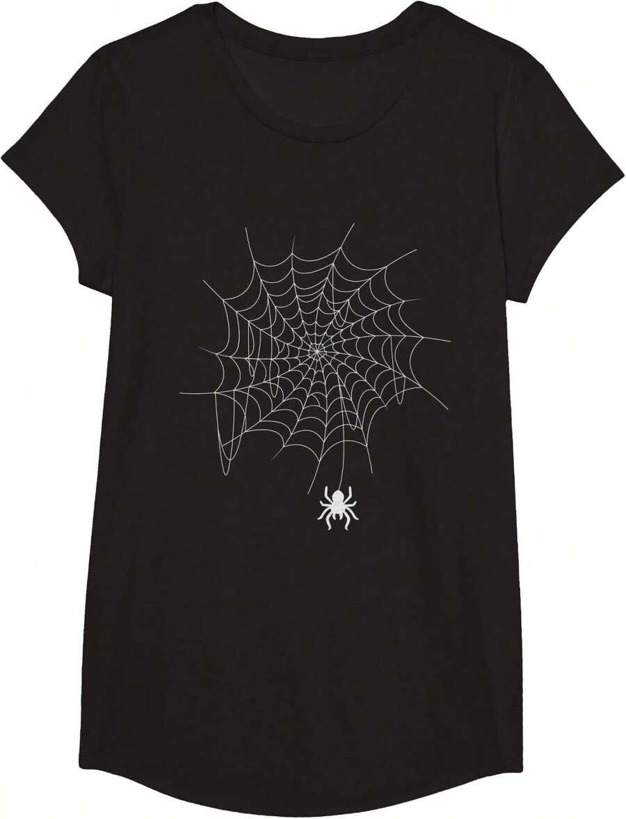 Tela de araña perezosa DIY disfraz de Halloween espeluznante camiseta de insectos,playeras de hombre,camisas para hombre,playeras de hombrede hombre,mexico,camisas para hombre,,mundia - Negro - Ver 1