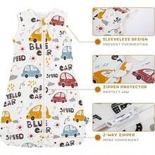 Kids Quilt And Duvet - Colorful Car. + 3-9 Months - View 5