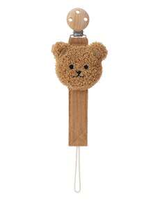 1pc Personalized Custom Name Baby Pacifier Chain Cute Cartoon Bear Pacifier Clip With Wooden Clip Anti-Drop Chain Nipple Clips Baby Stuff - Multicolor - View 12