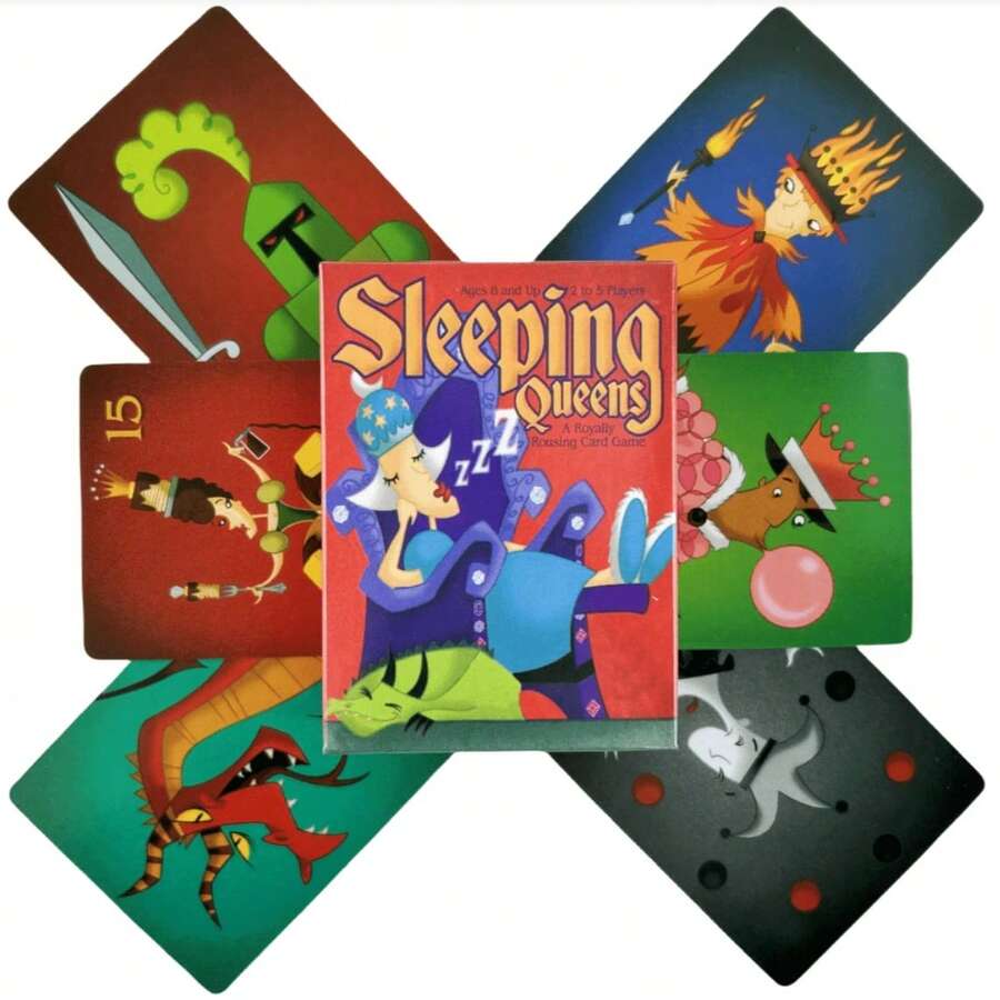 Sleeping Queen Board Game Cards, Board Games, Family Gift Awakening Queen Strategy Games, Fun Game Cards, Board Games, Suitable For Family Gifts, Perfect Entertainment Time To Play Activities - Sleeping Queens - View 1