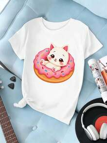 Women T-Shirts - White - View 2