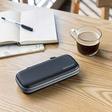 Travel Carrying Case Compatible With  OrignalLine Capsules, Accessory For Portable Espresso Maker Protective Coffee Pods Holder With Foam PU Material Hold 10 Pods Black - View 6