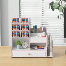Organizador de Escritorio Ecológico con Cajones para Material de Oficina - C - Ver 1