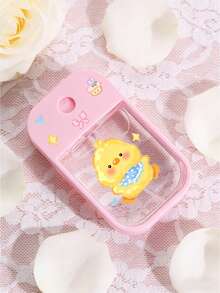 Little Yellow Chick Pattern Transparent Pet Spray Bottle – Suitable For Perfume, Makeup Remover, Toner, And Nail Polish Remover - Multicolor - View 7