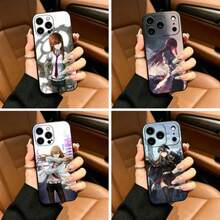 Anime SteinsGate Makise Kurisu Mobile Phone Case, Suitable For IPhone 12 13 14 15 16 17 Pro Max, Lightweight And Soft Protective Case, Black. - semangka1 - View 2