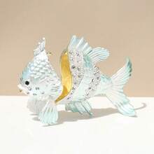 SIQIZHOU 1pc Enamel Jewelry Box Clownfish Home Decor. Valentine's Day, Birthday Gift - Multicolor - View 5