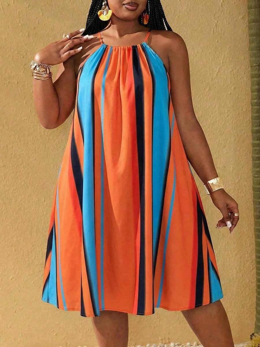 Women Midi Dresses - Multicolor 5 - View 1