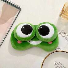 3D Cute Frog Cartoon Sleep Mask, Light-Blocking, Relieves Fatigue, Gift For Family, Friends, Partners, Mother's Day, Father's Day, Thanksgiving, Christmas, Valentine's Day - Frog Eye Mask - View 2
