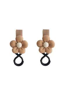 2pcs Small Flower Stroller Hooks, Multi-Functional Stroller Accessories For Outings - Multicolor - View 8