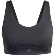 Adidas 女款高強度運動健身瑜伽內衣 - 黑色 - 查看 5