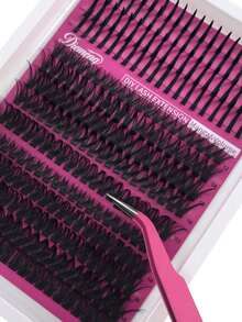 280pcs Fairy Spiky False Eyelashes 50D+80D Soft & Realistic Fluffy & Dense Pointed Cartoon Style Exaggerated Makeup Effect Suitable For Makeup Lovers - D - View 8