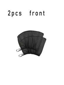 Juego de 4 Parasoles para Ventanas de Coche, Protección UV, Pantallas de Privacidad para Ventanas Delanteras y Traseras, Adecuado para Coches y SUVs, Fácil de Instalar, Material de Malla Transpirable, Bloquea los Rayos UV Nocivos, Proporciona Protección Solar y Privacidad - A - Ver 9