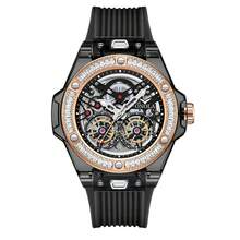 2026 New ONOLA Fashion Automatic Mechanical Watch Men 30M Waterproof Sport Watch Multifunction Gift Box - one-size - View 12