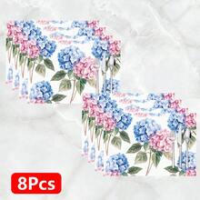 1件/4件/6件裝 家居裝飾 花卉印花亞麻餐墊 四季適用 適合餐桌 可水洗 餐墊杯墊 廚房餐墊 家居用品 廚房用品 餐桌裝飾 - 彩色 - 查看 14