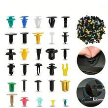 100pcs Assorted Car Clips, Door Panel Clips, Mixed Clips, Ceiling Clips - A - View 2