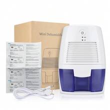 Hailicare Household Small Dehumidifier Bedroom Dryer Portable Quiet Quick Dehumidifier USB Power Cord - White - View 11