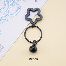20Pcs Colorful Pentagram Bell Charms, Mini Star Bell Pendants For DIY Keychain, Bag Backpack Earphone Case Jewelry Making Supplies - Small Bell Keychain - View 17