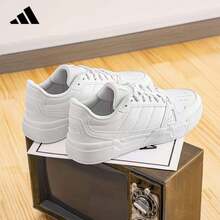 Adidas New Casual Versatile Thick Sole Unisex Low-Top Sports Couple Sneakers - White - View 7