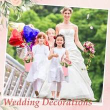 1pc/5pcs/10pcs - Kraft Paper Flower Gift Bags With Handles, DIY Handheld Flower Packaging Bags Suitable For Mother's Day, Teacher's Day, Wedding, Birthday, Party - Pink Kraft Paper Flower Box Suitable For Flower Shops - Pink - View 2