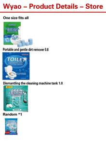 OUHOE Powerful Deep Cleaning Toilet Tablets, Deep Clean Without Scrubbing, 100% Limescale Removal, Toilet Cleaner, Deep Clean Toilet, Touchless Foaming Toilet Powder, Powerful Foaming Stain Remover Powder, Toilet Cleaner, Limescale Remover, (Randomly Sent New Or Old Style) - Mix - View 12