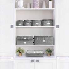 Sorbus - Storage Containers For Moving Supplies, Parties, Set Of 4 Stackable Dish Racks, Plate Organizer With Plate Protector - Cup Storage - View 6