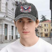 2026 USA 250th Anniversary Washed Denim Baseball Cap For Men Women Vintage Faded Cotton Adjustable Snapback Hat Casual Outdoor Streetwear Hiphop Skateboarding Daily Wear Unisex Dad Hat Style Low Profile Breathable Lightweight - Multicolor - View 5