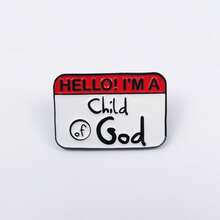 5pcs Set, With "God Makes Everything Possible" Text, Hard Enamel Pins, Multiple Styles Brooch Lapel Pins, Gift For Friends - Multicolor - View 10